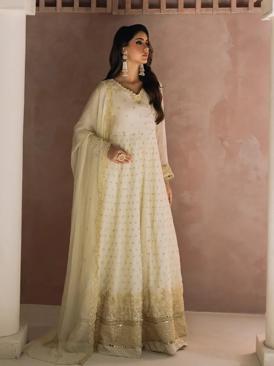 Salitex Unstitched Embroidered Chiffon 3 Piece Suit SUNS8CH504 Festive Collection