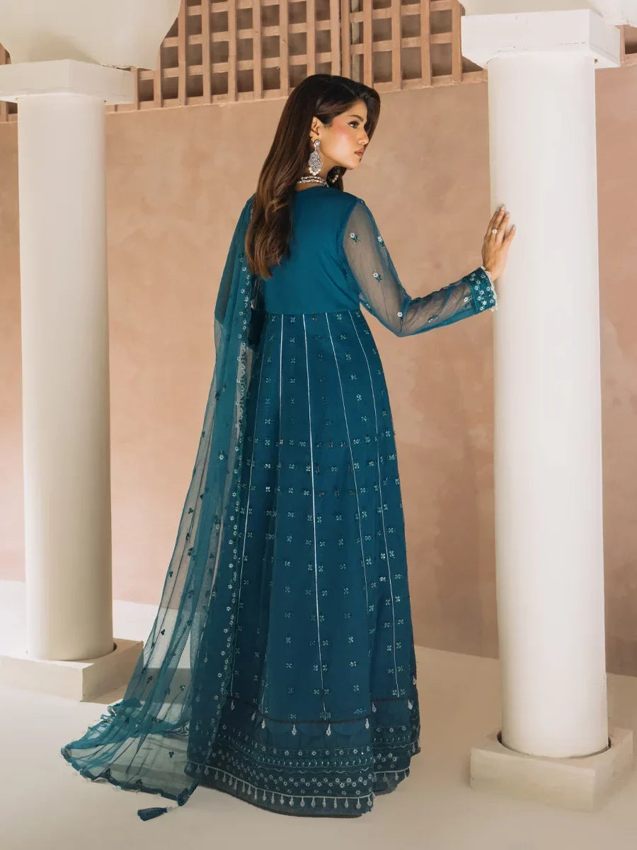 Salitex Unstitched Embroidered Chiffon 3 Piece Suit SUNS8CH524 Festive Collection