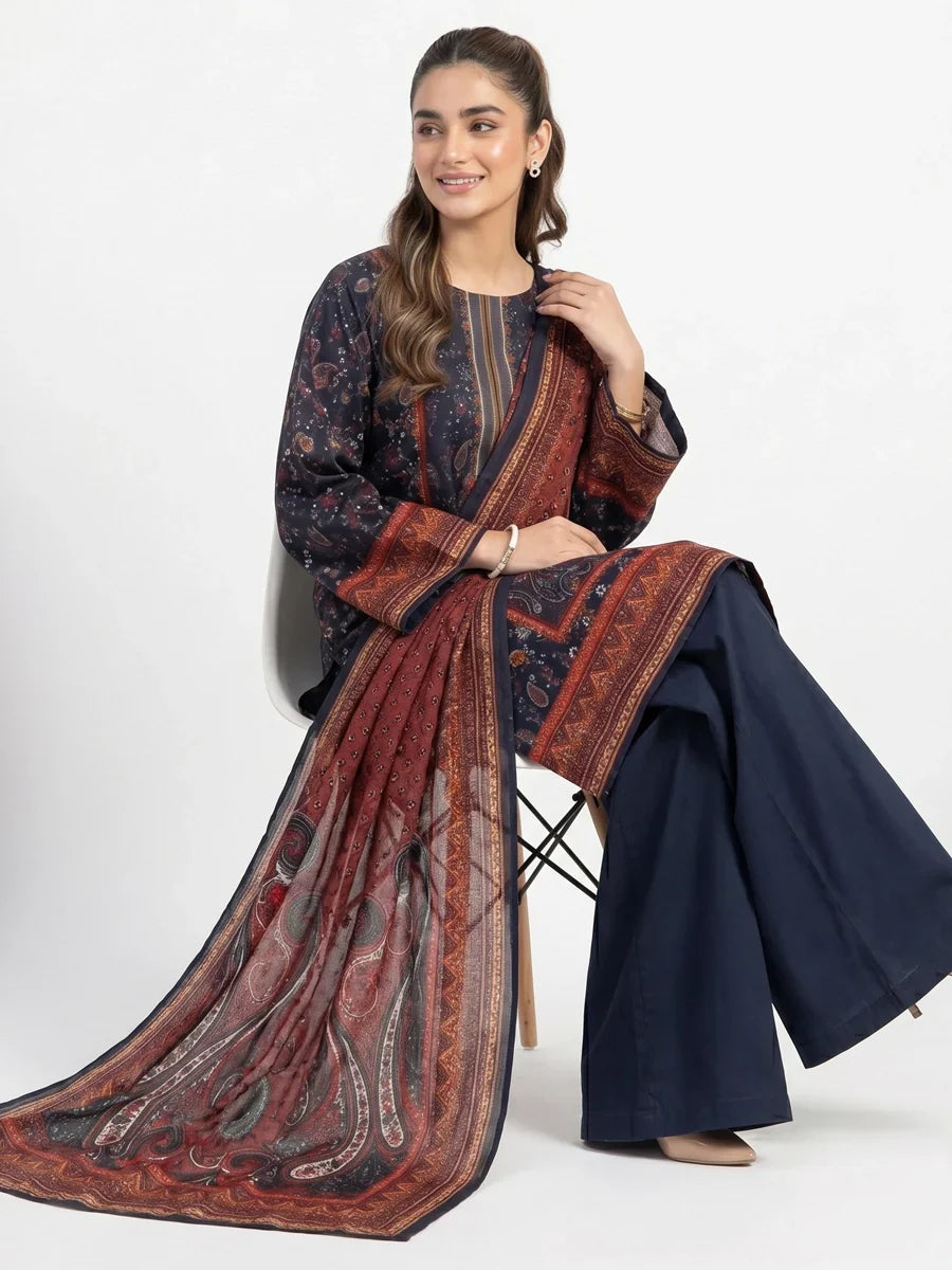 Salitex Unstitched Printed Lawn 3 Piece Suit SSW6U3P429 Summer Collection