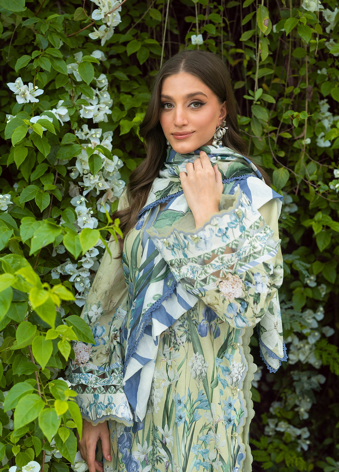 Bridgerton by Elaf Unstitched Printed Lawn 3 Piece Suit EL26ULB EPB-2A - Summer Collection