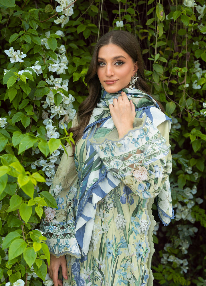 Bridgerton by Elaf Unstitched Printed Lawn 3 Piece Suit EL26ULB EPB-2A - Summer Collection