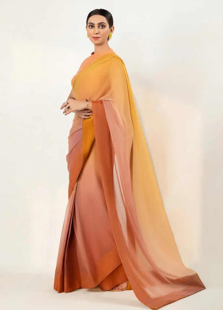 Imran Aftab RTW Printed Chiffon 3 Piece Suit IASC 11 - Festive Collection