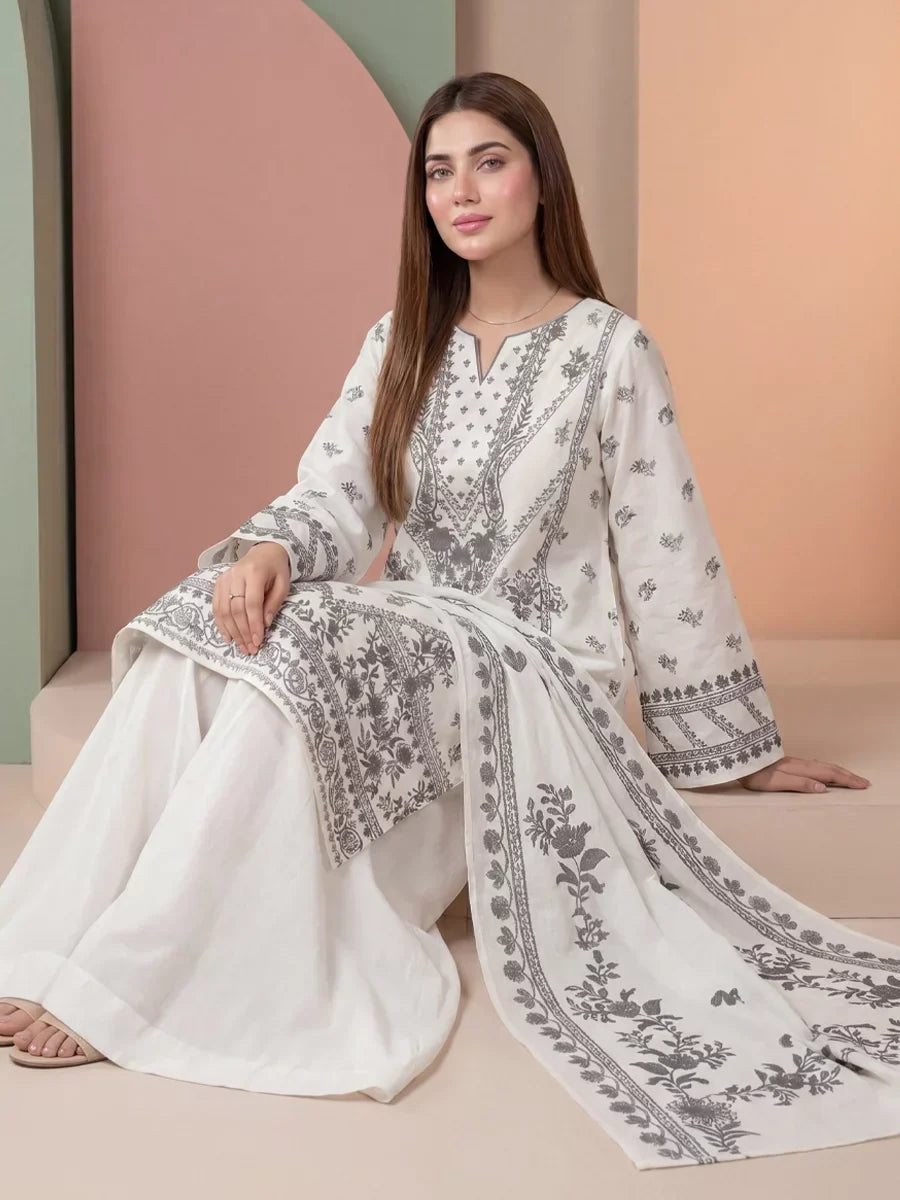Salitex Women Unstitched Printed Lawn 3 Piece Suit SSW8U3P448 Casual Collection