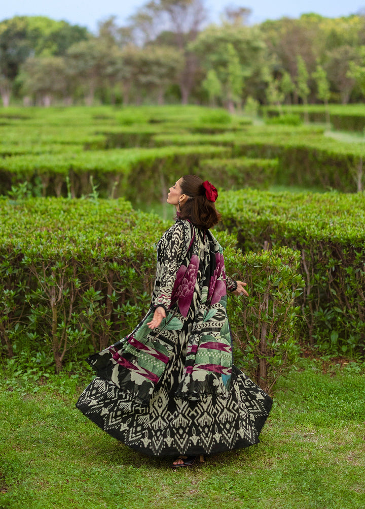 Bridgerton by Elaf Unstitched Printed Lawn 3 Piece Suit EL26ULB EPB-1B - Summer Collection