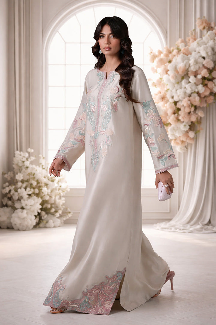 Mehr From Nizka By Nida Rehan RTW Embroidered Premium Silk 2 Piece Suit Ayrah - Festive Collection