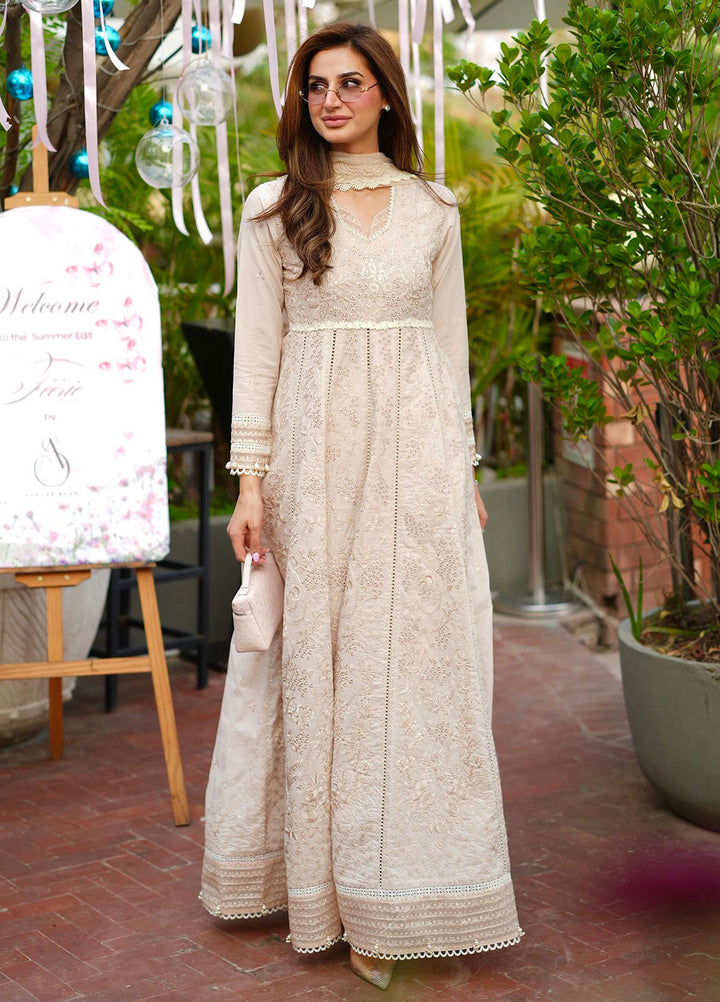 Feerie by Sundas Ahad Unstitched Embroidered Lawn 3 Piece Suit SNA26ULF Aveline ELL-08 - Eid Collection