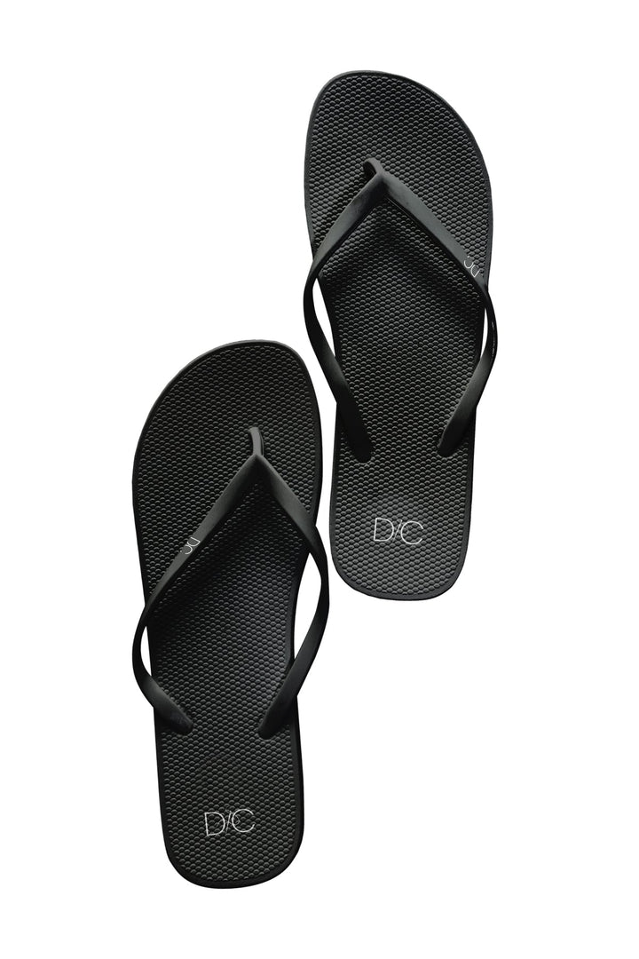 Divinely Crafted Women Flip Flops Black WR-BLK - Summer Collection