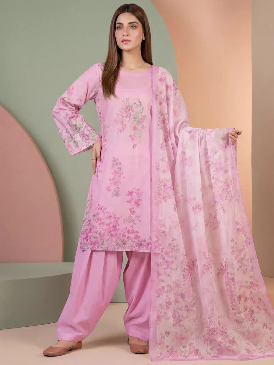 Salitex Women Unstitched Printed Lawn 3 Piece Suit SSW8U3P445 Casual Collection