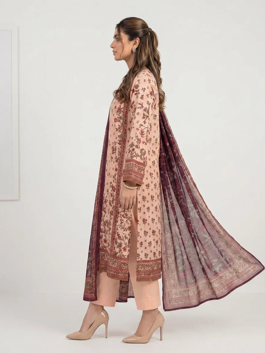 Salitex Unstitched Printed Lawn 3 Piece Suit SSW6U3P422 Summer Collection