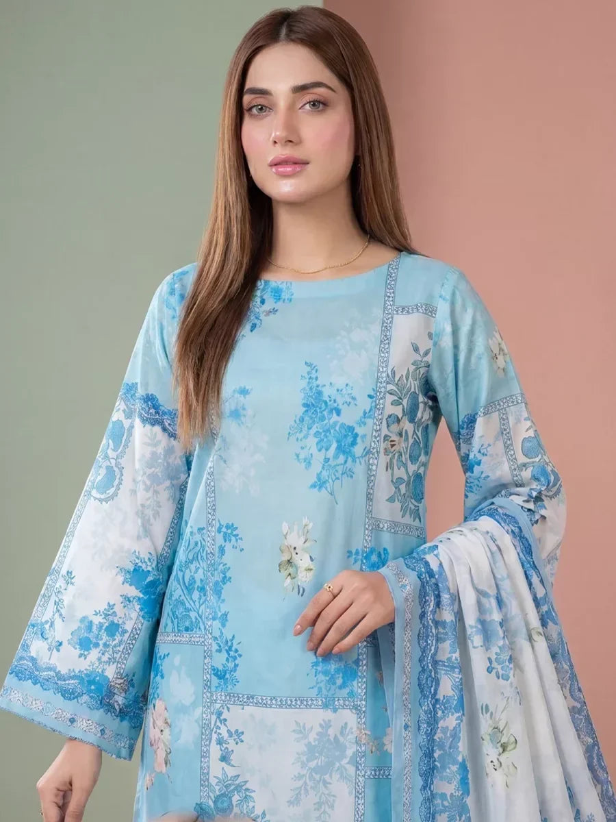 Salitex Women Unstitched Printed Lawn 3 Piece Suit SSW8U3P449 Casual Collection