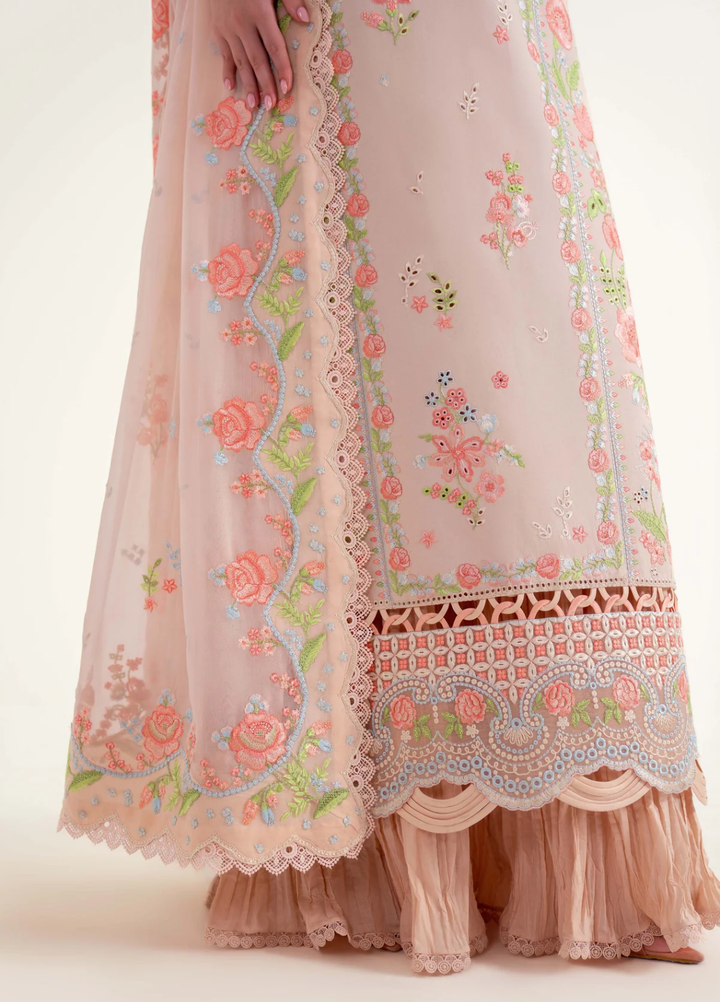 Sable Vogue Unstitched Embroidered Lawn 3 Piece Suit SV26UL SL-03-25-V2 - Summer Collection