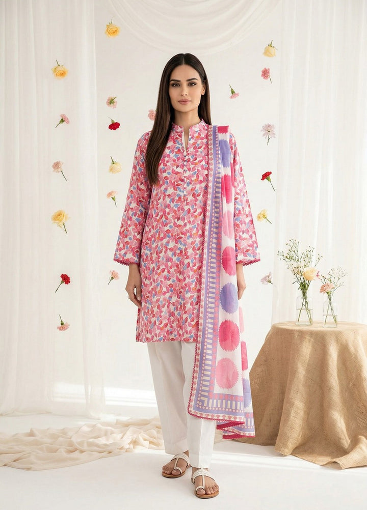 Salina by Regalia Textiles Unstitched Digital Printed Lawn 3 Piece Suit RG26ULSP D3 - Casual Collection