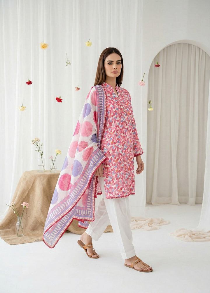 Salina by Regalia Textiles Unstitched Digital Printed Lawn 3 Piece Suit RG26ULSP D3 - Casual Collection