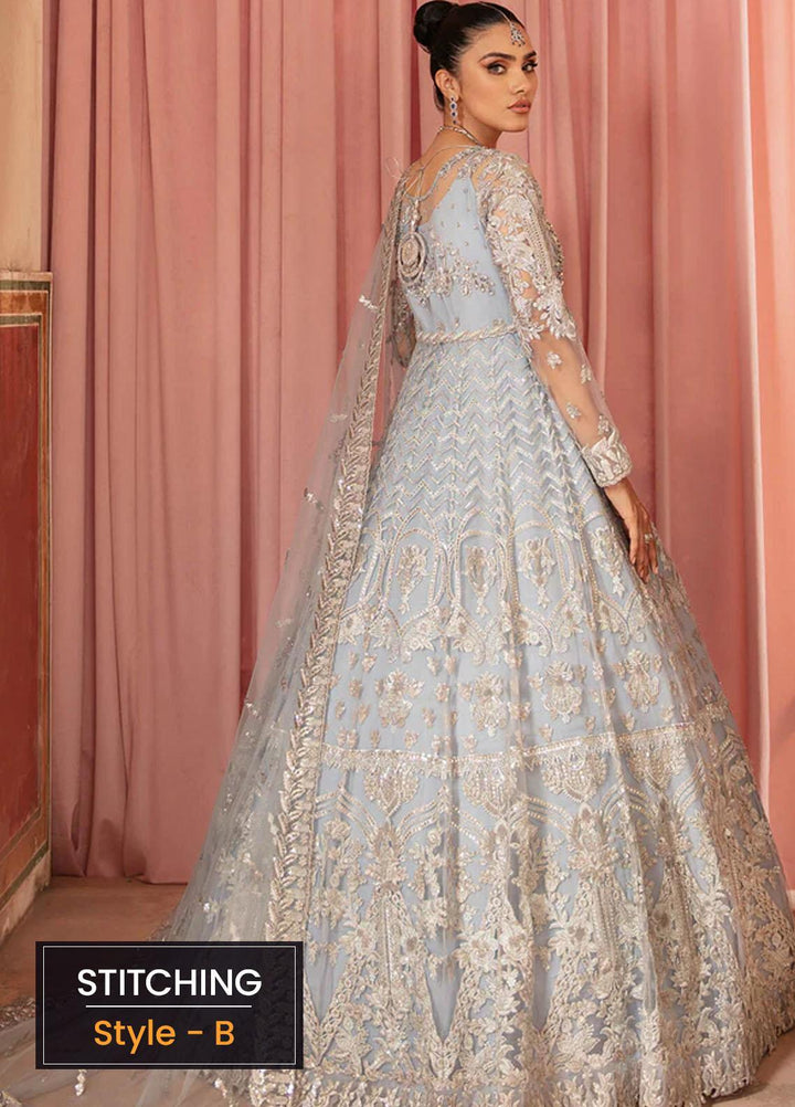 Aangan by Imrozia Premium Embroidered Net Suits Unstitched 3 Piece IMP22A IB-27 Zeenat - Bridal Collection