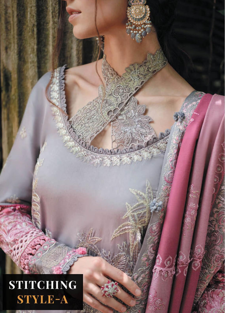 Danayah By Republic Womenswear Embroidered  Suits Unstitched 3 Piece RW22D DU-08 - Winter Collection