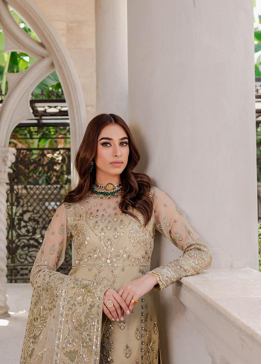 Gulaal Luxury Embroidered Organza 3 Piece Dress GL22LP-1 05 Warina