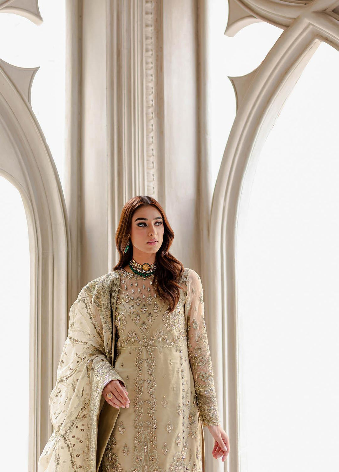 Gulaal Luxury Embroidered Organza 3 Piece Dress GL22LP-1 05 Warina