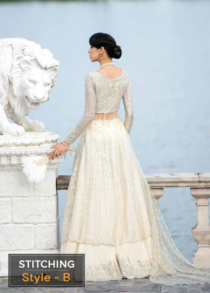 Serendipity by Mushq Embroidered Net Suits Unstitched 4 Piece MQ22S TDL22-04 Ember - Luxury Wedding Collection