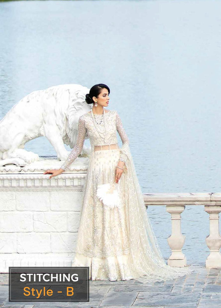 Serendipity by Mushq Embroidered Net Suits Unstitched 4 Piece MQ22S TDL22-04 Ember - Luxury Wedding Collection