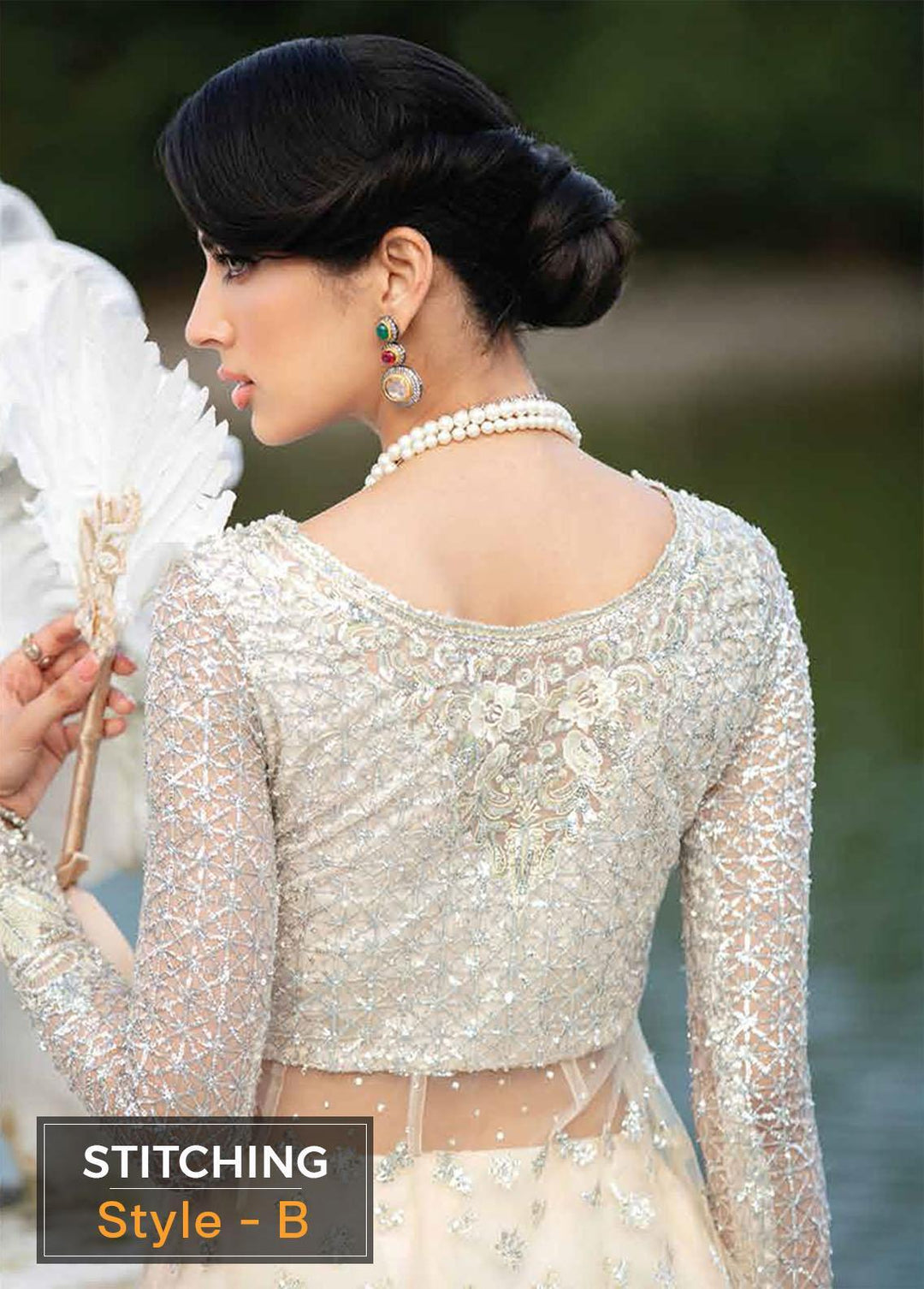 Serendipity by Mushq Embroidered Net Suits Unstitched 4 Piece MQ22S TDL22-04 Ember - Luxury Wedding Collection