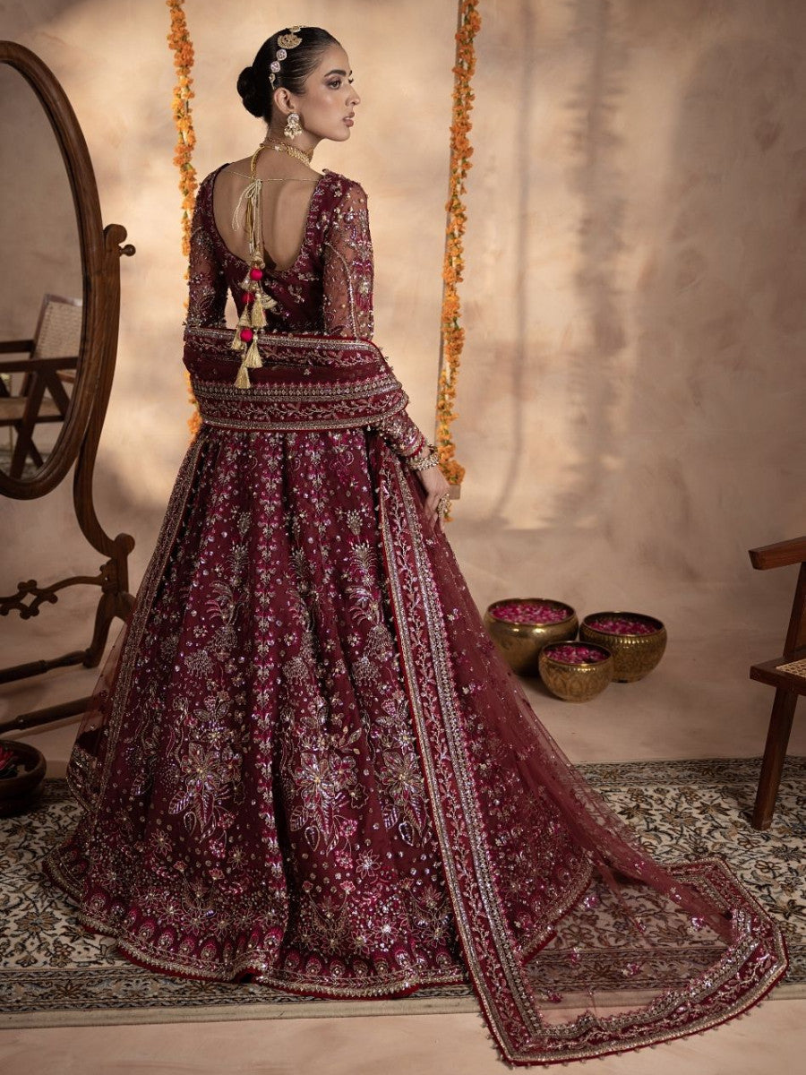 Anayra Amal Pret Embroidered Net 3 Piece Suit Uroosa