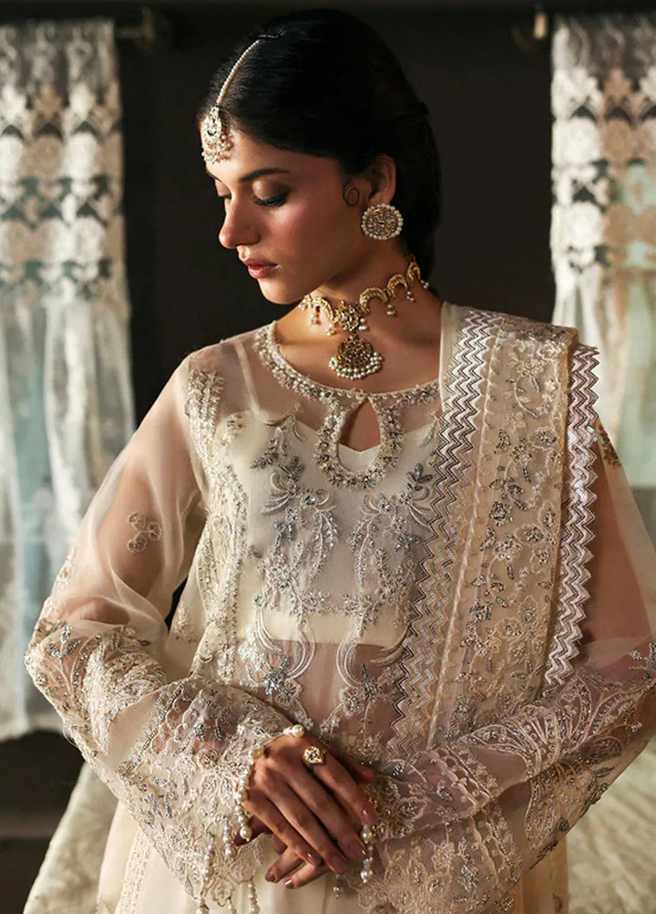 Mahnur Embroidered Organza Suits Unstitched 3 Piece D-10 Nehab- Formals Collection