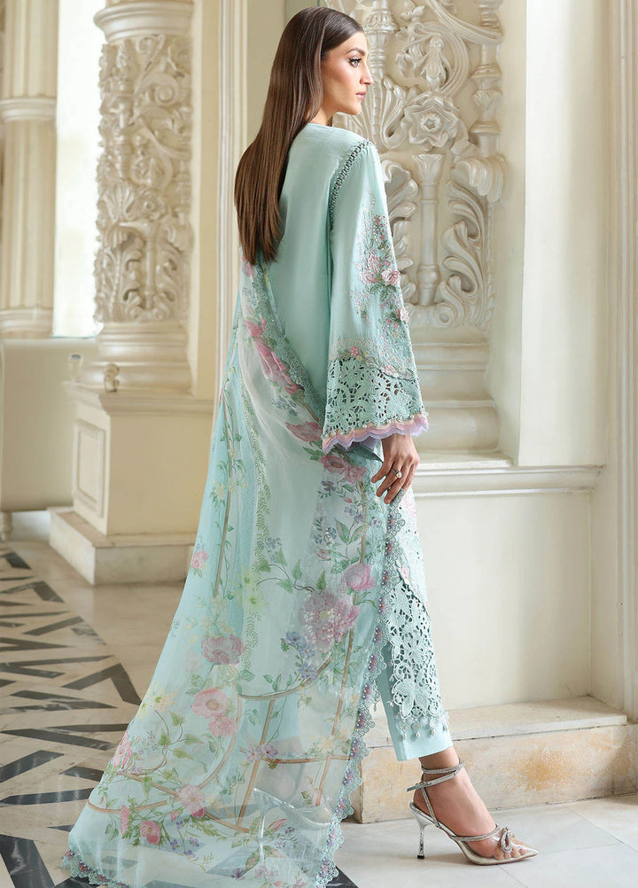 Maria B Unstitched Embroidered Lawn 3 Piece Suit MB26ULE D15 - Eid Collection