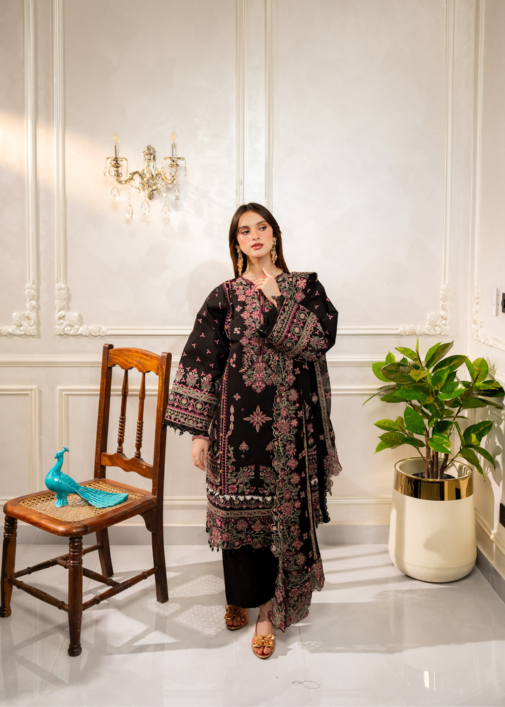 Aria By Meerak RTW Embroidered Lawn 3 Piece Suit Lael Festive Collection