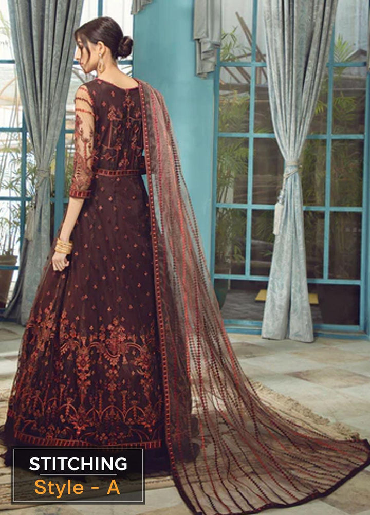 Rangrez By Zarif Embroidered  Suits Unstitched 3 Piece ZR 03 CARMEL - Luxury Collection