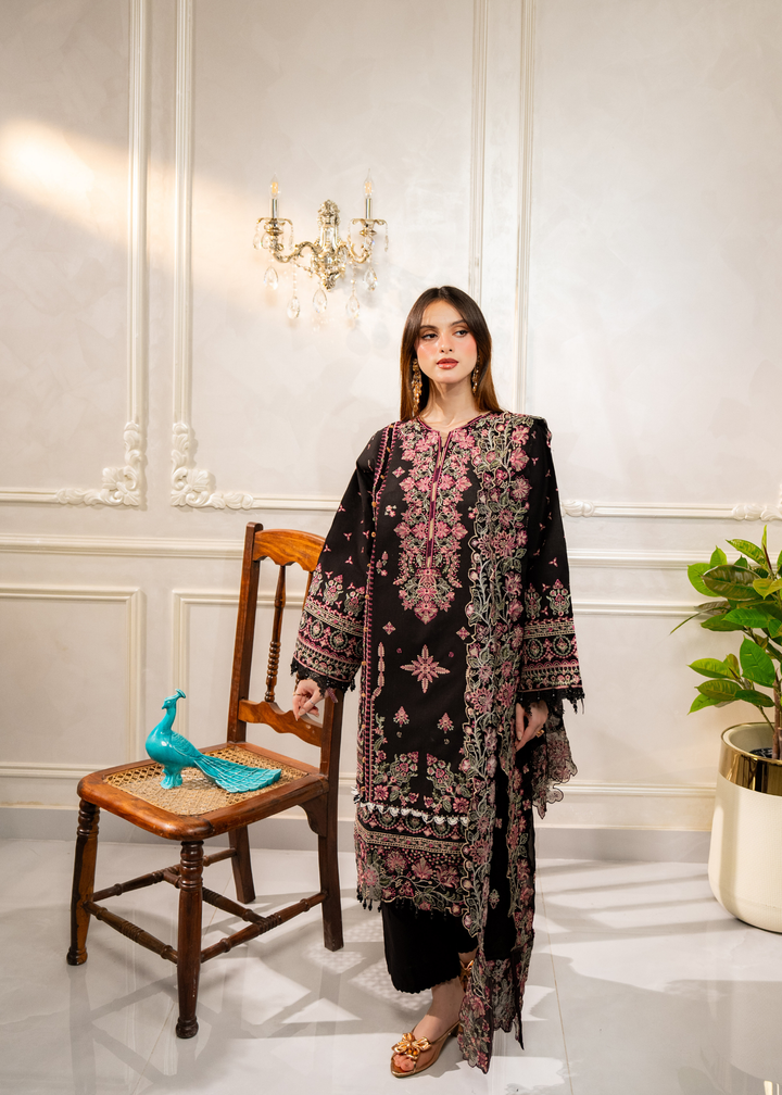Aria By Meerak RTW Embroidered Lawn 3 Piece Suit Lael Festive Collection