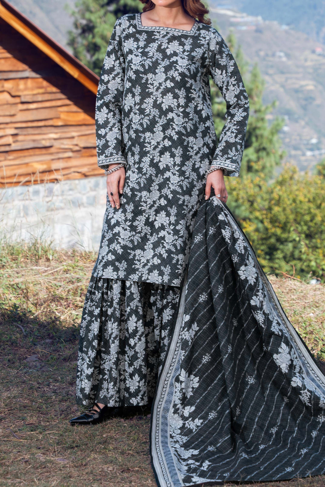 Narmin by Narkin's Unstitched Printed Khaddar 3 Piece Suit NN26UK NUWKDP-3141 - Casual Collection