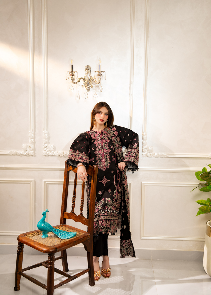 Aria By Meerak RTW Embroidered Lawn 3 Piece Suit Lael Festive Collection