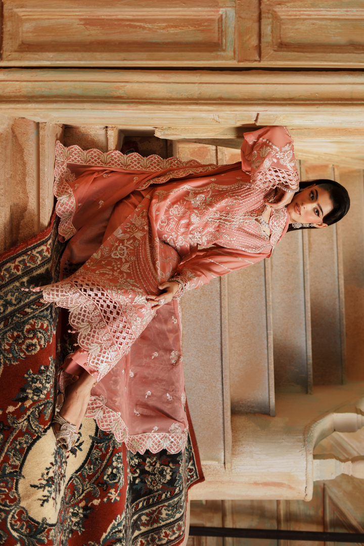 Zebtan Women Unstitched Embroidered Chiffon 3 Piece Suit ZG-03 Festive Collection