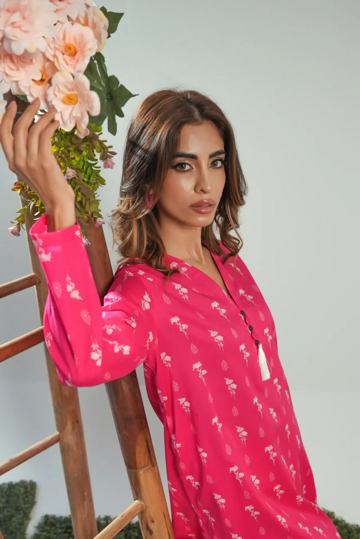 Dhaga Women Pret Printed 2 Piece Lawn Matching Separate FW24DSP0047 - Summer Collection