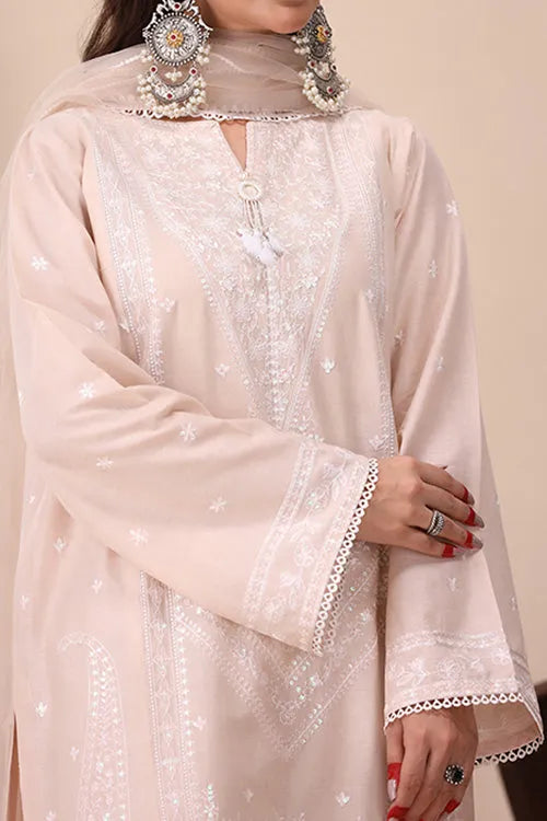 La Elise Women RTW Embroidered Lawn 3 Piece Suit 0001403 Pinar - Casual Collection