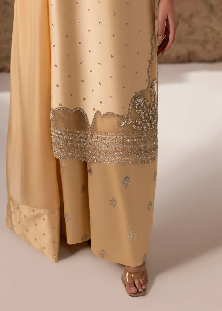 Celeste by Jamni RTW Embroidered Sheesha Silk 3 Piece Suit DAFFODIL Festive Collection