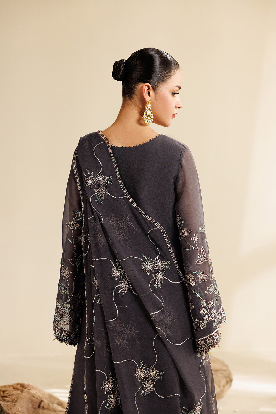 Sireine by Alizeh Fashion Unstitched Embroidered Chiffon 3 Piece Suit AF26UCS AF-CH-2291-LUMINA - Festive Collection