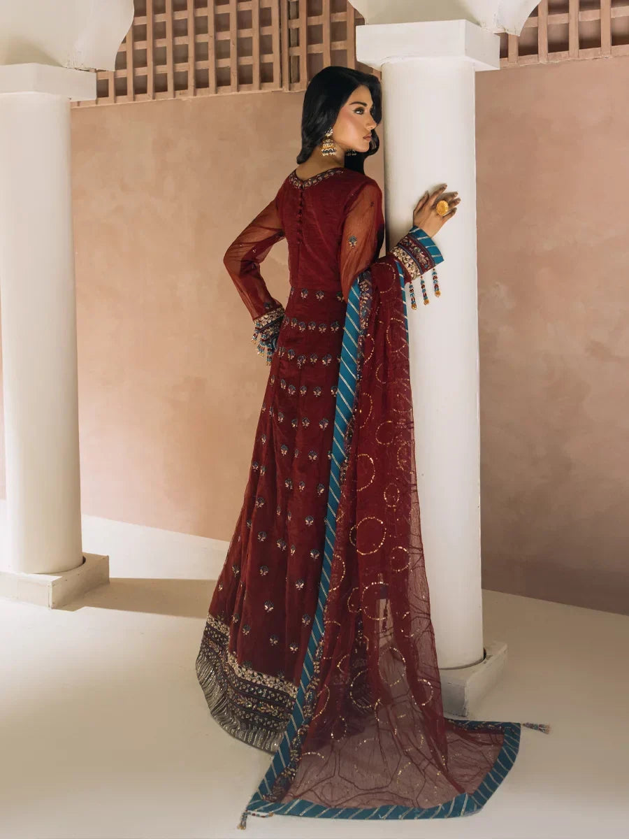 Salitex Unstitched Embroidered Chiffon 3 Piece Suit SUNS8CH523 Festive Collection