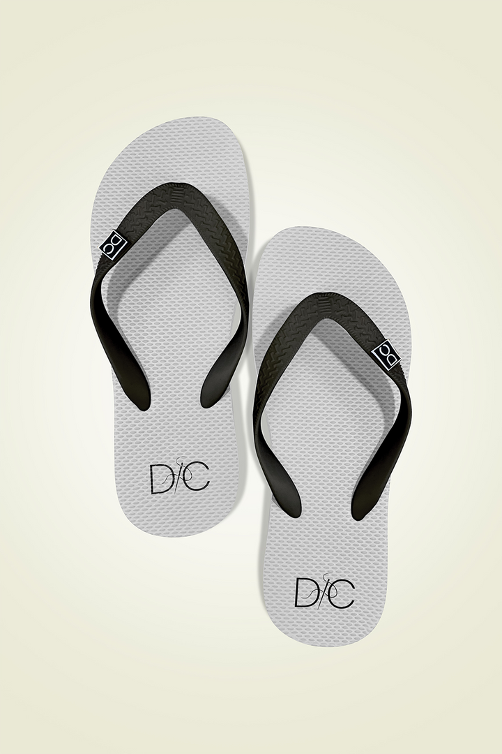 Divinely Crafted Women Flip Flops White WFF-1225-WHT - Summer Collection