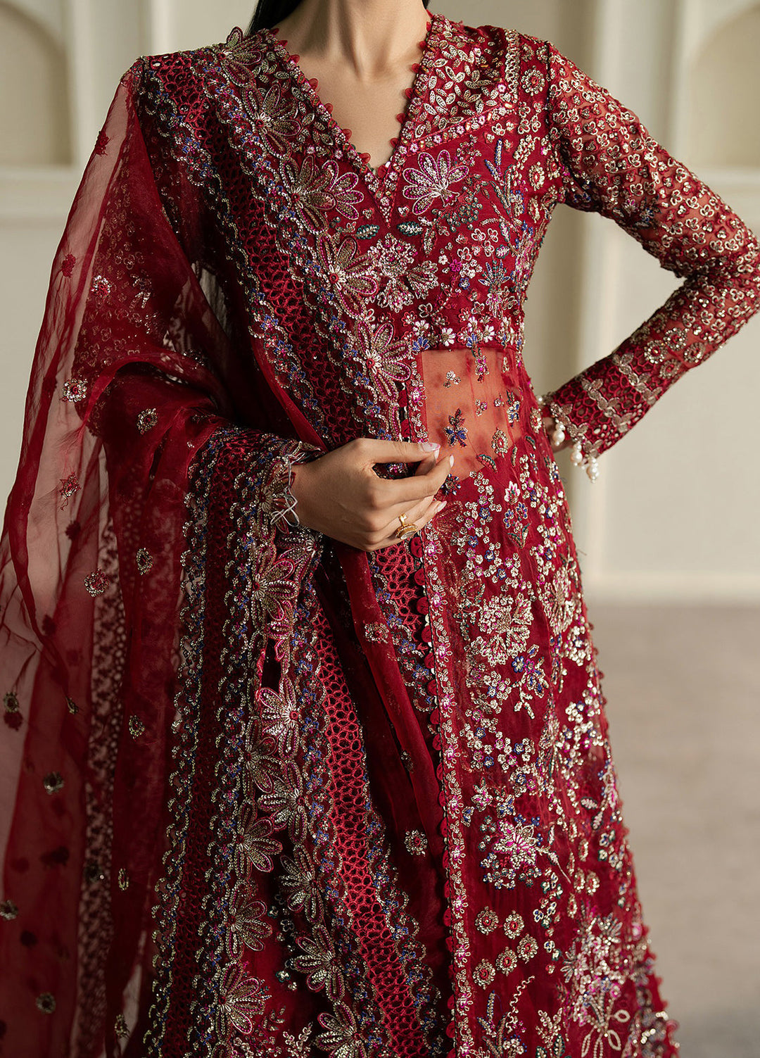 Pehli Nazar by Ayzel Embroidered Suits Unstitched 3 Piece AAFPZ25 D-01 Naqqash - Formals Collection