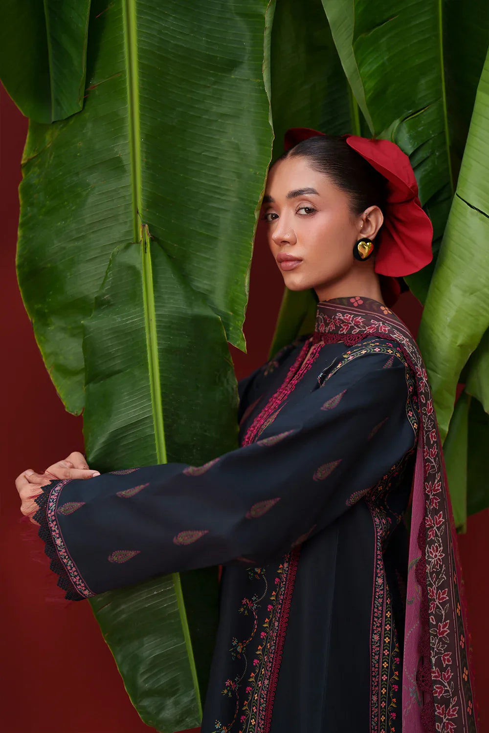 Laanem by Saira Rizwan Unstitched Embroidered Lawn 3 Piece Suit SR26ULL AZAI-A - Summer Collection