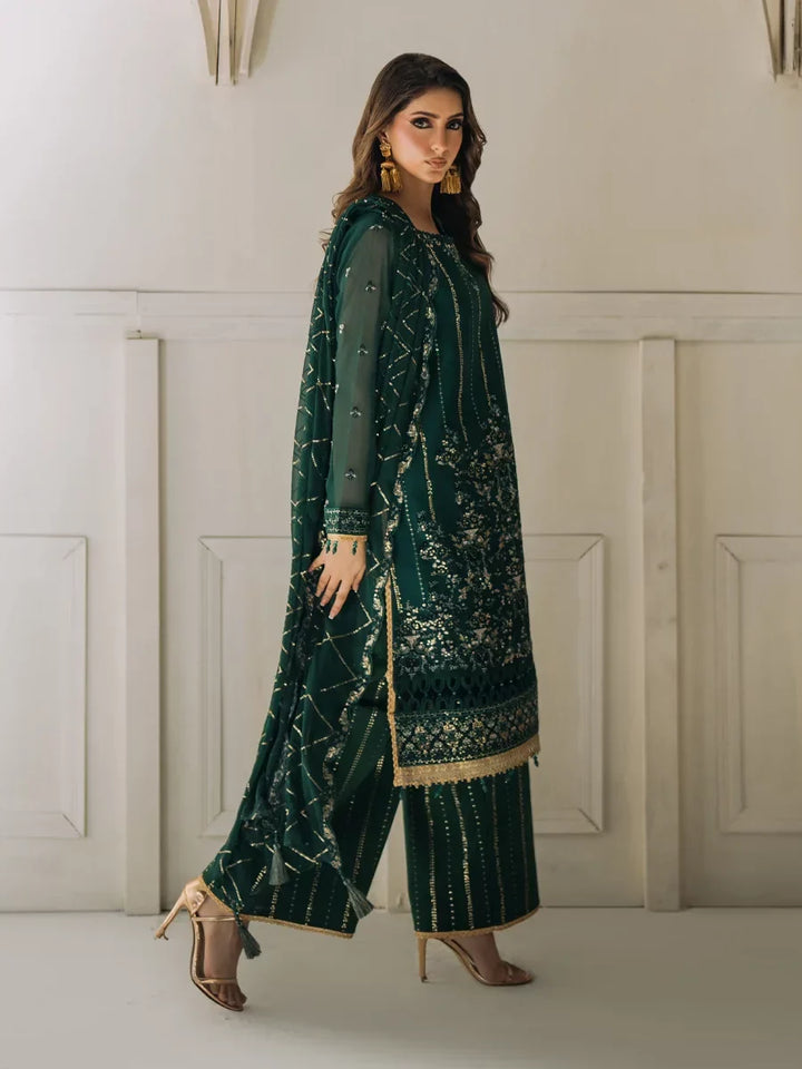 Salitex Unstitched Embroidered Chiffon 3 Piece Suit SUNS8CH512 Festive Collection