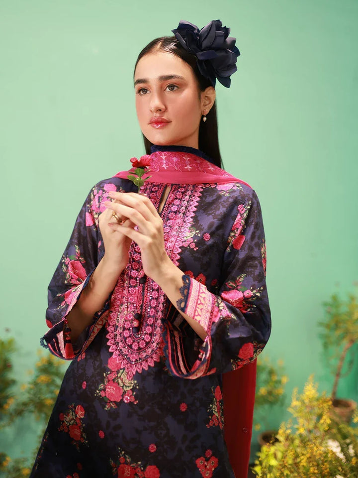 Salitex Women Embroidered Lawn 3 Piece Suit SUNS24AIZ014 - Summer Collection