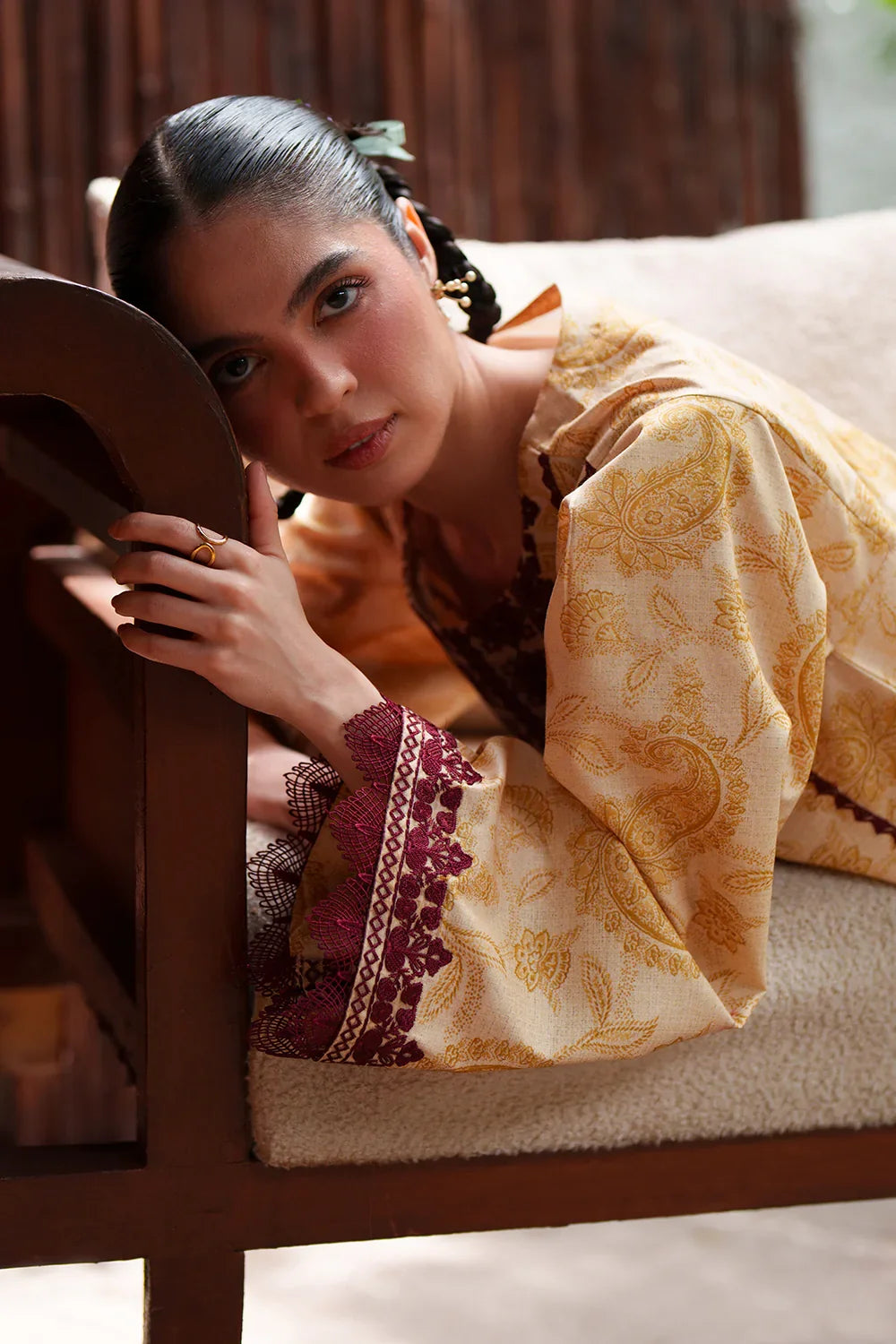 Laanem by Saira Rizwan Unstitched Embroidered Lawn 3 Piece Suit SR26ULL ZAREEN-A - Summer Collection