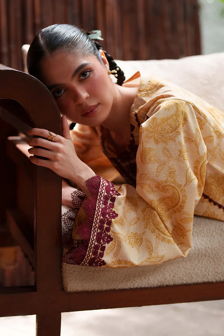 Laanem by Saira Rizwan Unstitched Embroidered Lawn 3 Piece Suit SR26ULL ZAREEN-A - Summer Collection