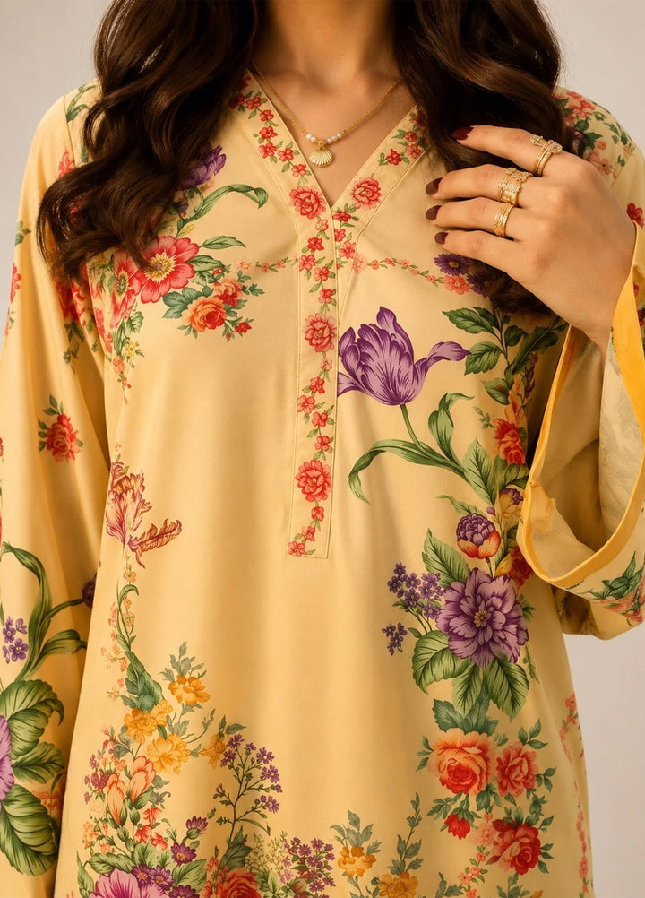 Saba Sumaiya Women RTW Printed Crepe Lawn 2 Piece Suit SS-78656 Whisteria - Casual Collection