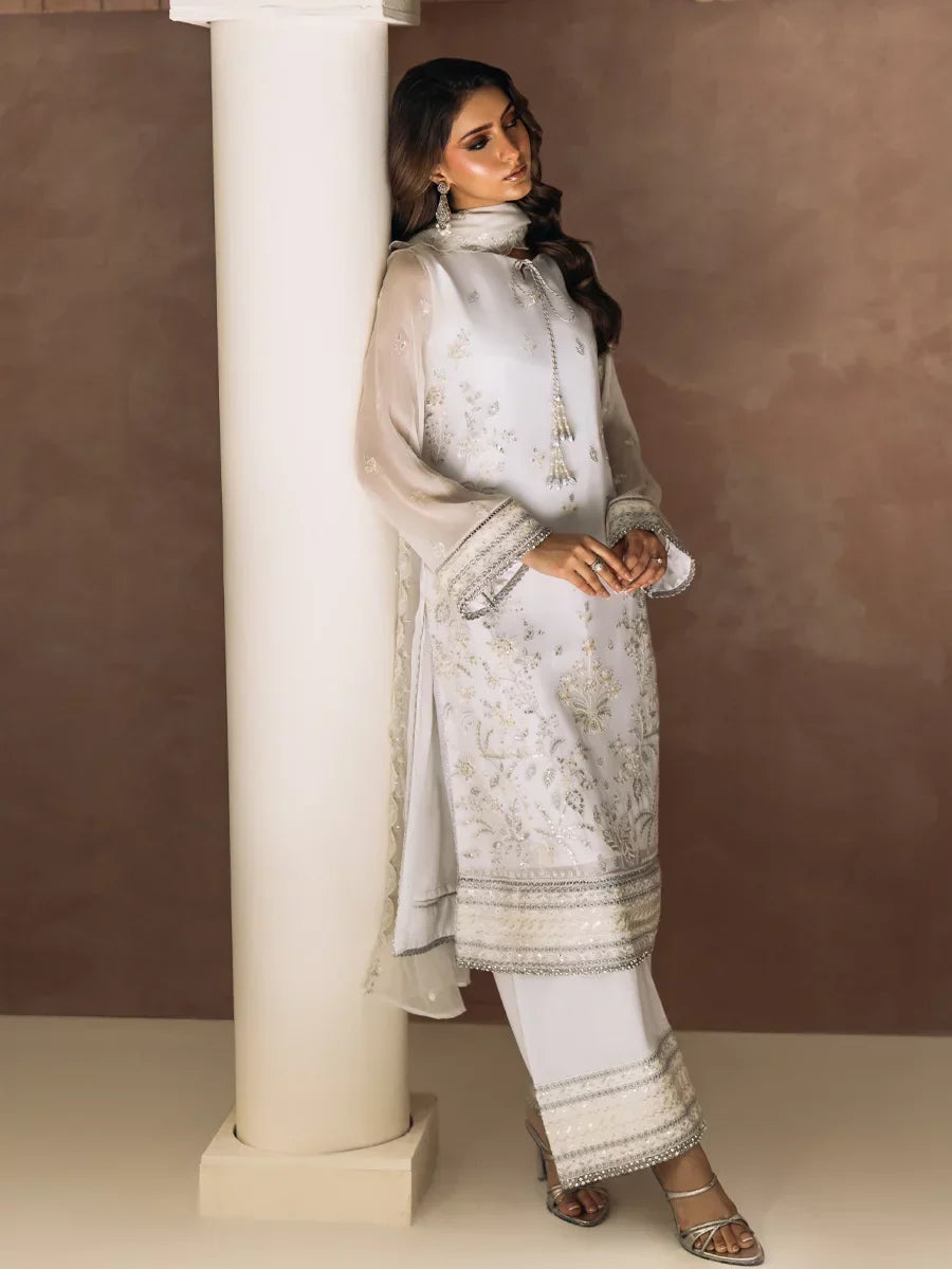 Salitex Unstitched Embroidered Chiffon 3 Piece Suit SUNS8CH503 Festive Collection