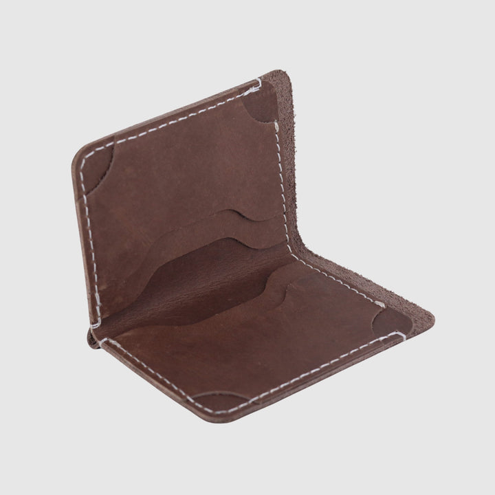 Lafanzo Unisex Leather LO Mini Fold Wallet Classic Brown - Accessories Collection