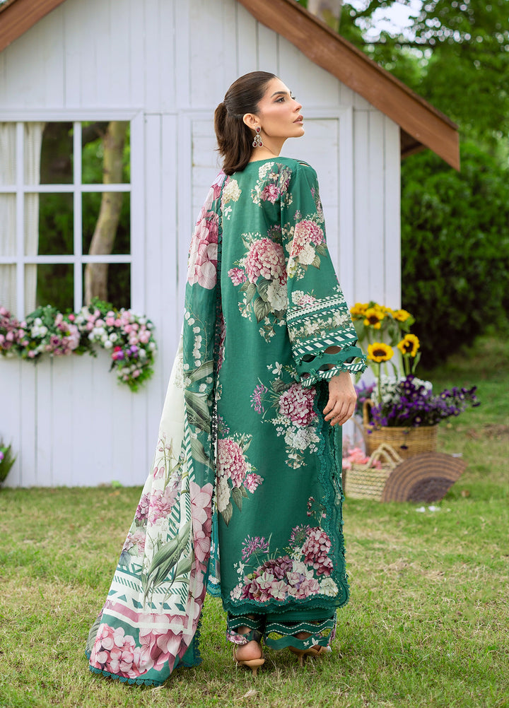 Bridgerton by Elaf Unstitched Printed Lawn 3 Piece Suit EL26ULB EPB-8B - Summer Collection