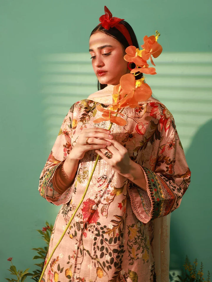 Salitex Women Embroidered Lawn 3 Piece Suit SUNS24AIZ016 - Summer Collection
